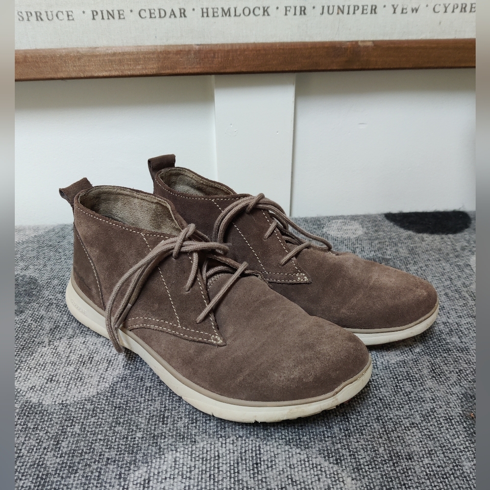 Eddie Bauer Women’s Suede Lace-Up Chukka Boots Brown Size 8.5